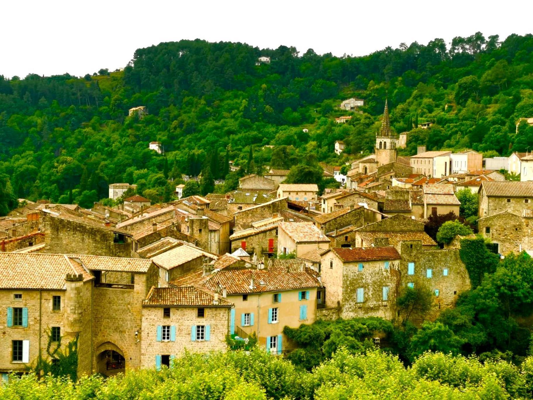 La Mascotte Bed & Breakfast Largentiere Bagian luar foto